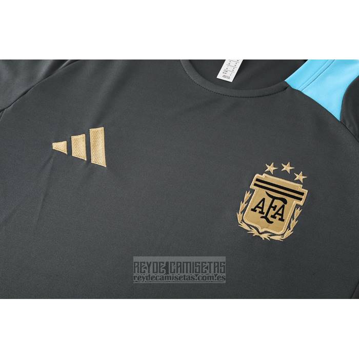 Chandal del Argentina Manga Corta 2024-2025 Gris - Pantalon Corto